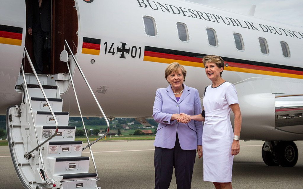 Visite officielle de la chancelière Angela Merkel