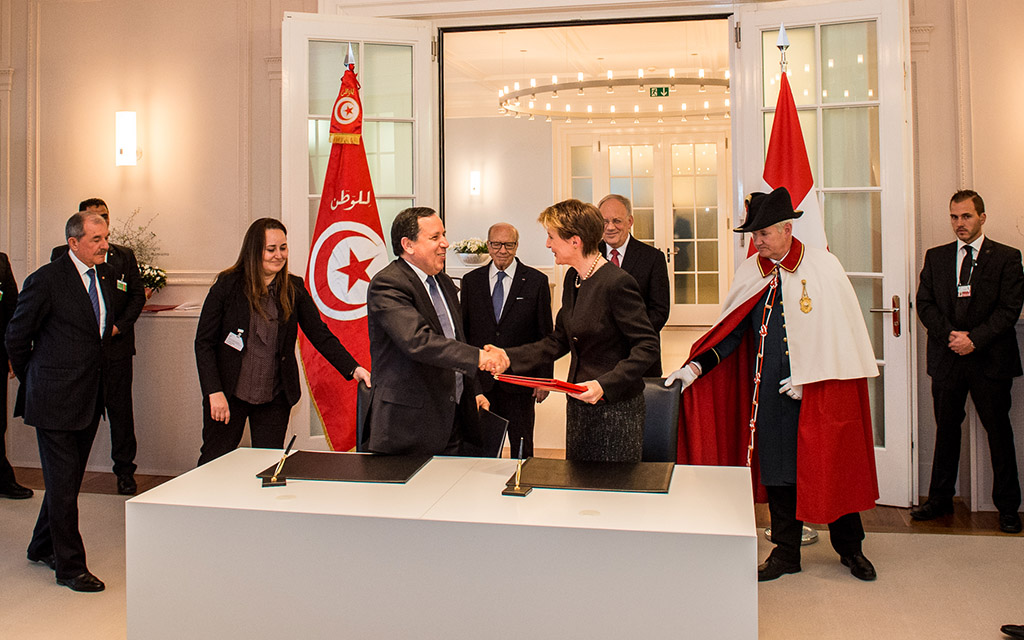 Visite d'Etat de la Tunisie, 18 février 2016