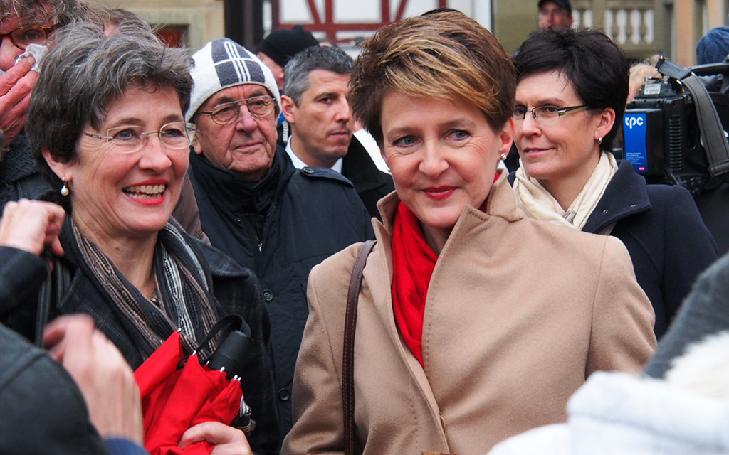 Fête en l'honneur de la présidente de la Confédération à Köniz, 11.12.2014