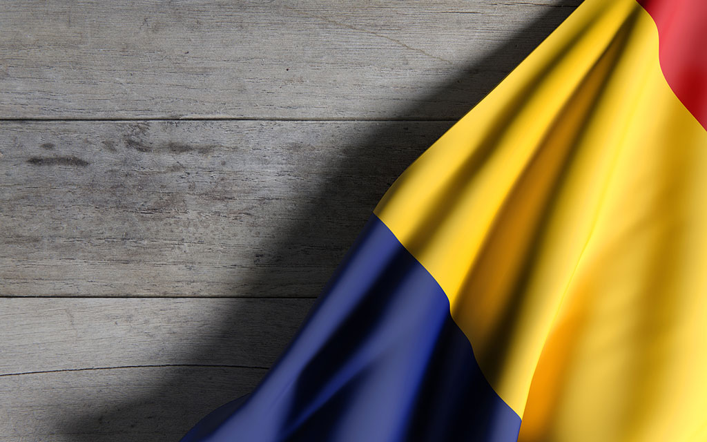 Die rumänische Flagge