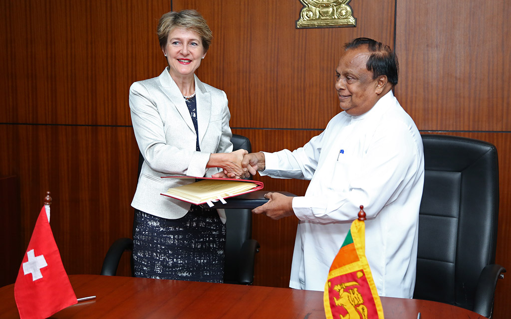 Federal Councillor Sommaruga on working visit to Sri Lanka and India, 3 to 7 October 2016