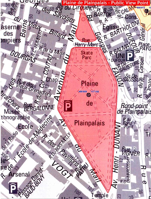 Plaine de Plainpalais, Genève GE