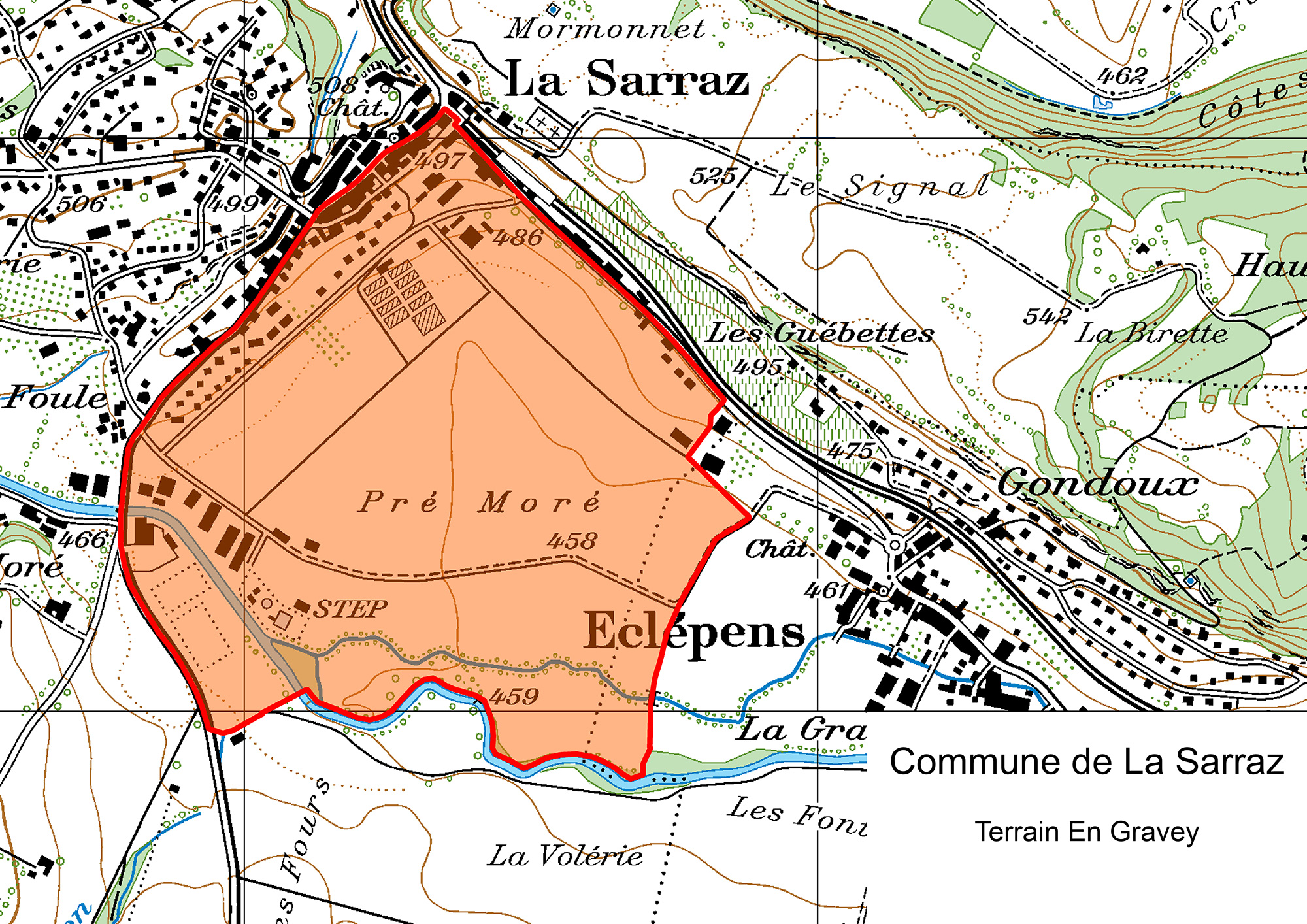 Terrain En Gravey, La Sarraz VD