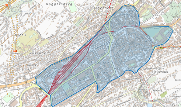 St. Gallen; Rayon D (Innenstadt)