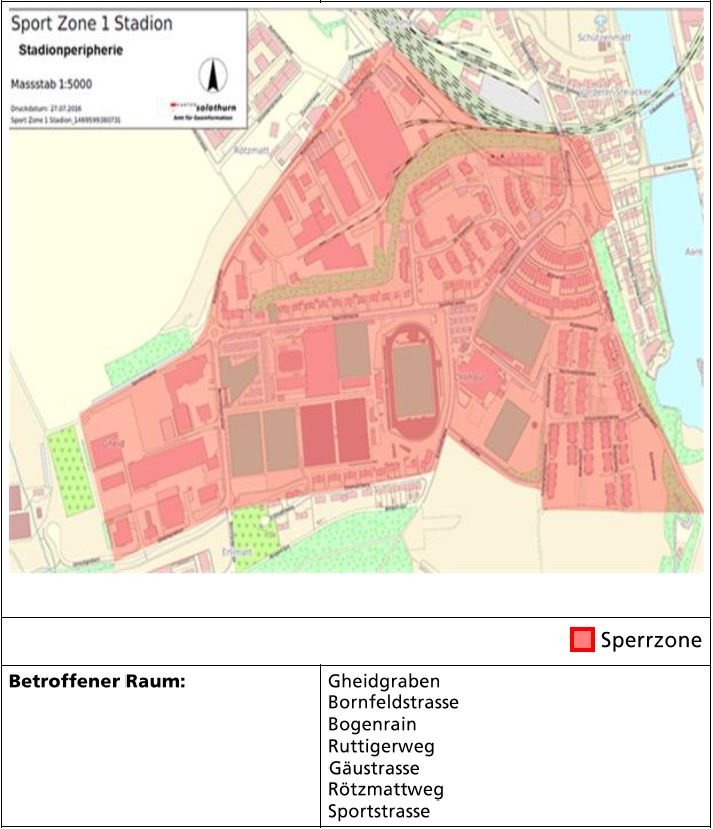 Zone 1, Olten (gültig ab 13.11.2018)